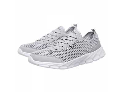VEAMORS Sneakers Men Women Mesh Running Casual Shoes Outdoor Sport Breathable Athletic Lace up Plus Size Female Vulcanized Shoes