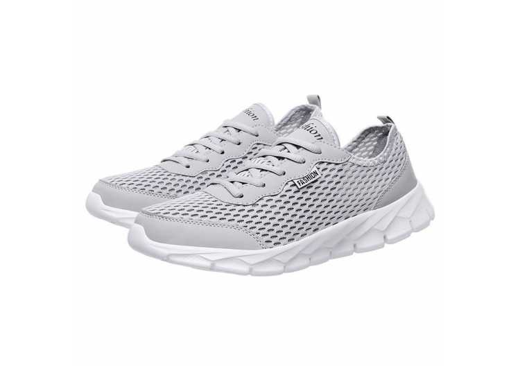 VEAMORS Sneakers Men Women Mesh Running Casual Shoes Outdoor Sport Breathable Athletic Lace up Plus Size Female Vulcanized Shoes