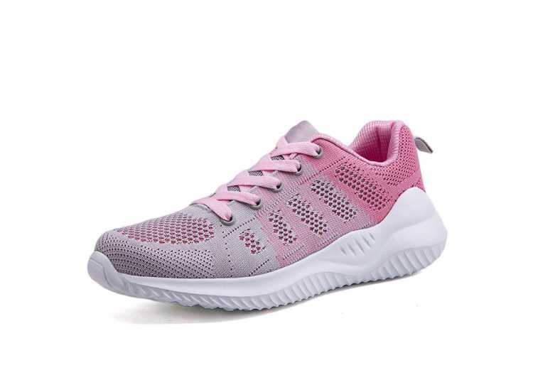 Lightweight Ladies Flywire Shoes Flat Sneakers Pink Women Trainers Men Casual Basket Walking Shoes Breathable Zapatos Mujer
