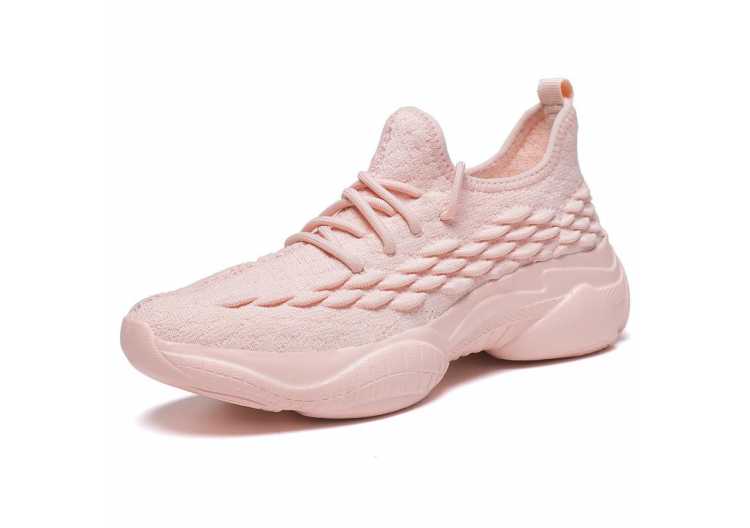 VEAMORS Women The New Fashion Breathable Mesh Sneakers Super Light Non slip Shoes Wear Resistant Shock Solid Color Socks Shoes