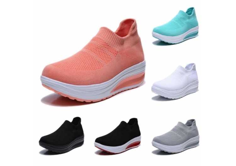 Sneakers Women Plus Size Femme Women's Shoes New Vulcanize Sneakers Shoes Girl Thick Bottom Slip On Female Women Shoe