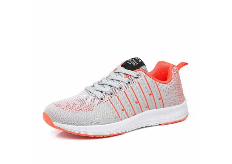 Mesh Breathable Shoes For Women Stripe Hit Color Ultra Light Sneakers Fashion Non Slip Baskets Vulcanize Shoes Ladies Trainers