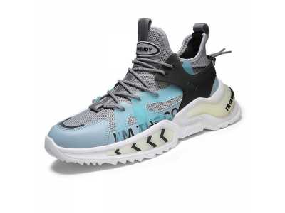Men Shoes Men Mesh Breathable Sneaker Luminous Travel Shoes Comfortable Soft soled Running Shoes Free Send Shoelace  zapatillas