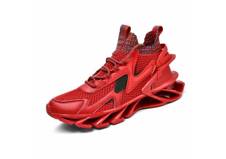 Patent Men's Shoes Blade Running Shoes for Men 2021  New Breathable Non slip Outsole Athletic Sport Shoes Training Run Zapatillas
