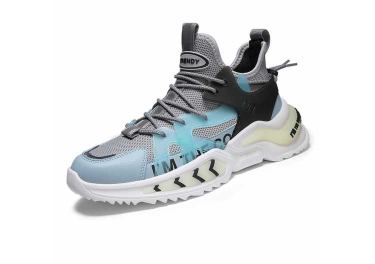 Men Shoes Men Mesh Breathable Sneaker Luminous Travel Shoes Comfortable Soft soled Running Shoes Free Send Shoelace  zapatillas