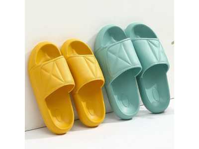 Women Summer Sandals Fashion Home Bathroom Slides Thick soled EVA Flip Flops Flat Breathable Non slip Indoor Slippers Shoes