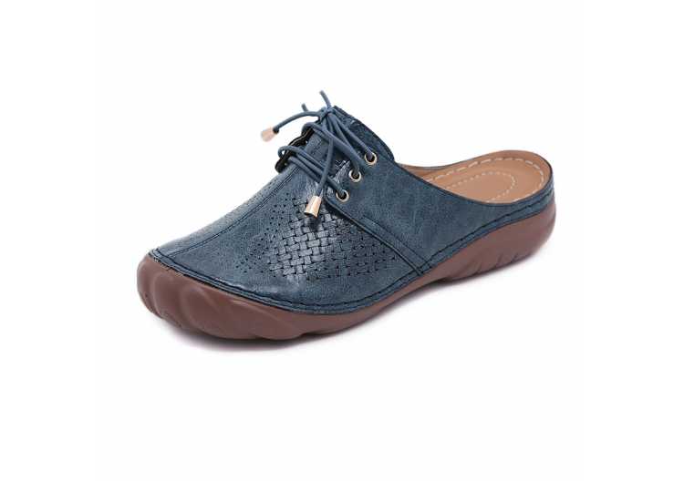 New European and American slippers female car line non slip bow, lightweight thick soled closed toe shoe sandals T329 2