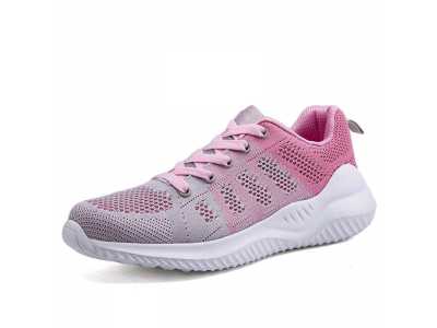 Lightweight Ladies Flywire Shoes Flat Sneakers Pink Women Trainers Men Casual Basket Walking Shoes Breathable Zapatos Mujer