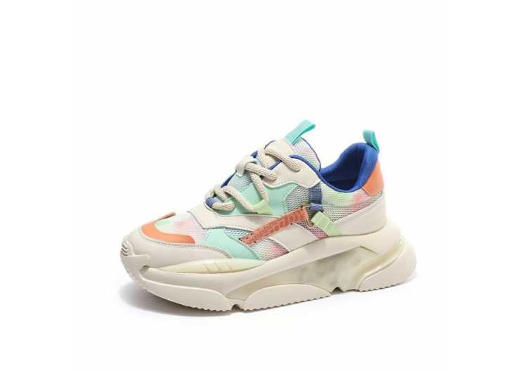Women Sneakers Flat Platform shoes 2021 Breathable mesh Thick bottom Outdoor Casual Ladies Shoes student