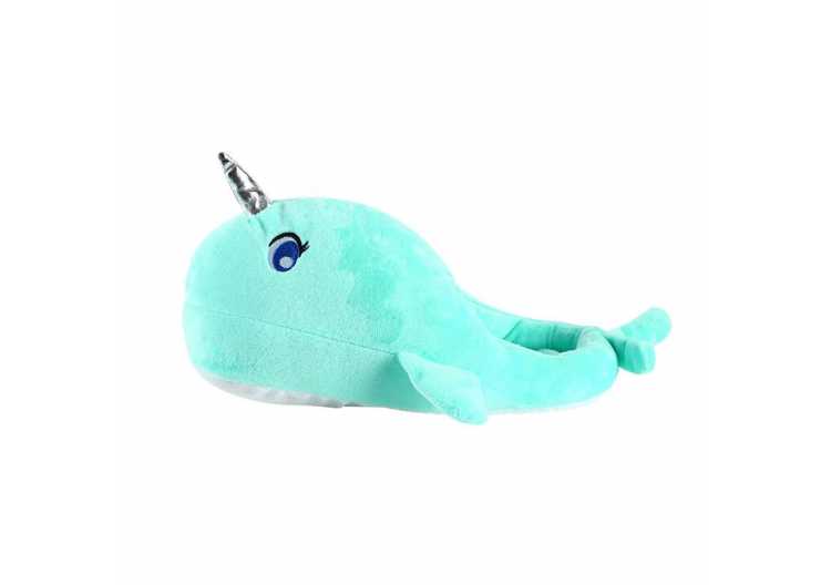 Funny whale zebra slippers girls boys child winter indoor slippers ladies crazzy animal furry slippers woman shoe