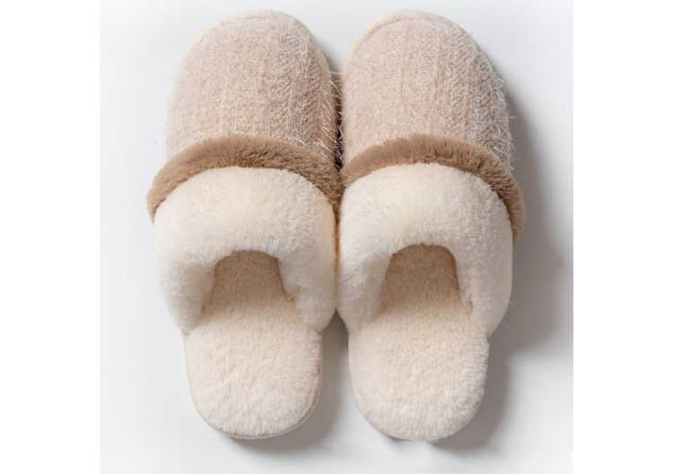 Women's slippers Home Microfibe soft plush Slippers woman Fashion Faux Fur design Indoor shoes massage cozy Ladies slippers