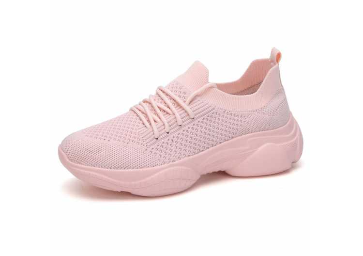Flat Vulcanized Shoes for Women Fashion Casual The New Sneakers Breathable Mesh Soft Ladies Flats Joker Pure Color Shoes