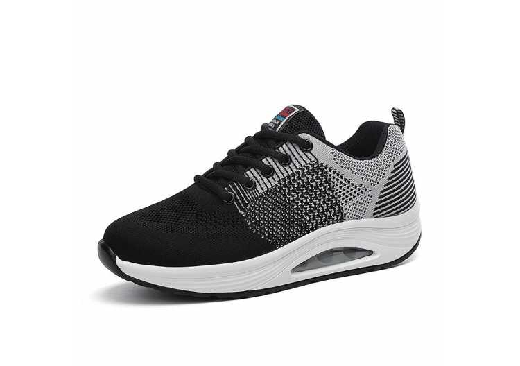 Fashion Women Lightweight Sneakers Shoes Outdoor Shoes Breathable Mesh Comfort Shoes Cushion Lace Up Zapatos de mujer
