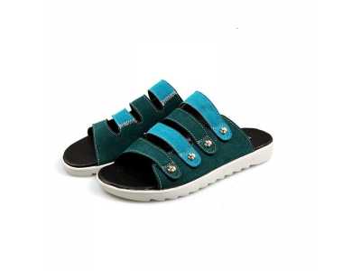 Summer Fight Color Casual Youth Non slip Word shaped Slippers Thick Bottom Four With Beach Shoes Men Sandals NO.109