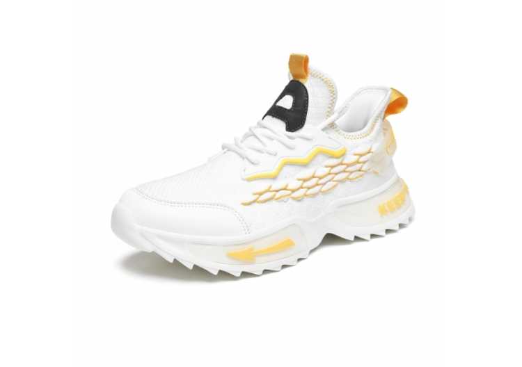 Men Lightweight Comfortable Sports Shoes Lace Up Wear Resistant Anti Slippery Male Sneakers Outdoor Jogging Walking Footwear