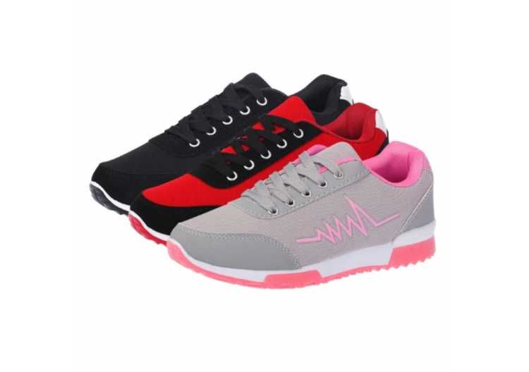 Wedge Shoes Woman New Mesh Women Shoes Luxury Designers Lace Up Red Black Women Sneakers Casual Chaussures Femme Basket Femme